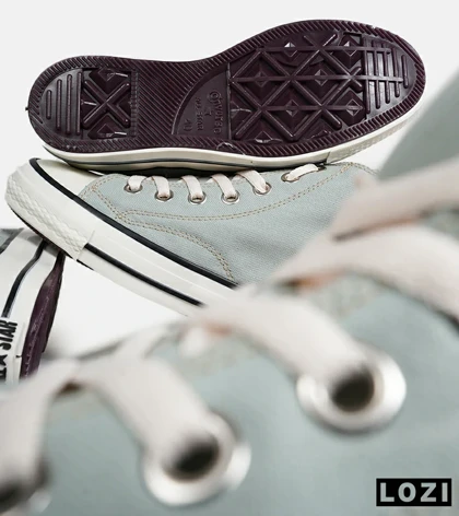 کفش کتانی ساق‌دار مردانه و زنانه سبز All STAR مدل 7086