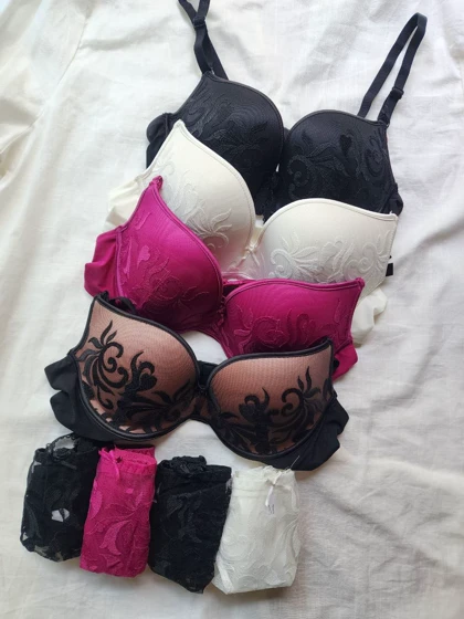 ست شورت و سوتین جکدار فنردار اروپایی کد: 1361