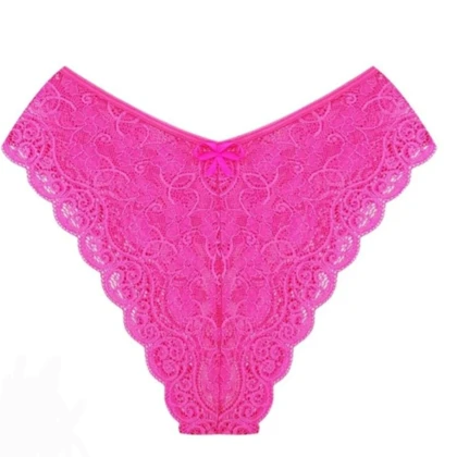 ست شورت و نیم‌تنه زنانه گیپور رنگ صورتی