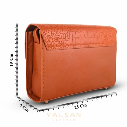 کیف دوشی زنانه چرم یلسان مدل نلین کد 121-PRM