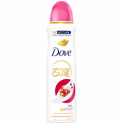 اسپری ضد تعریق زنانه داو Dove مدل Advanced Care انار و به لیمو 250ml