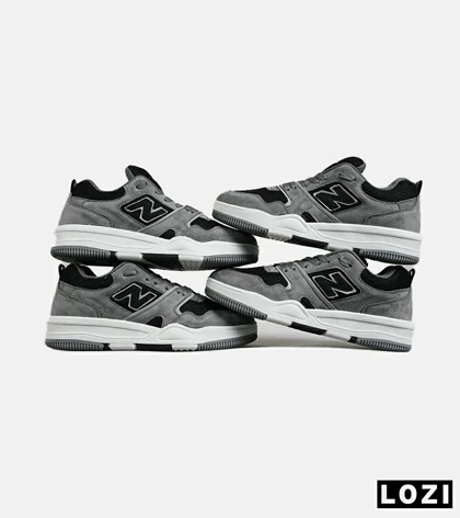 کفش کتانی مردانه و زنانه طوسی مشکی NEW BALANCE 550