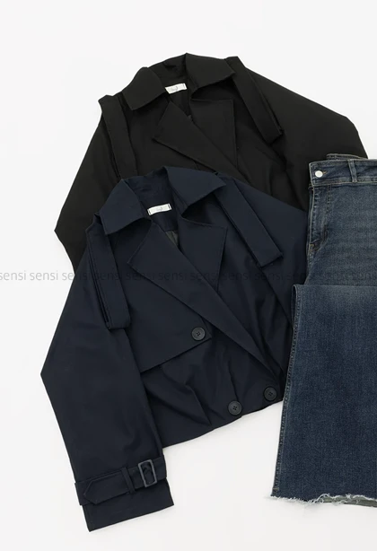 ترنچ کت پایین پیله کد1004623