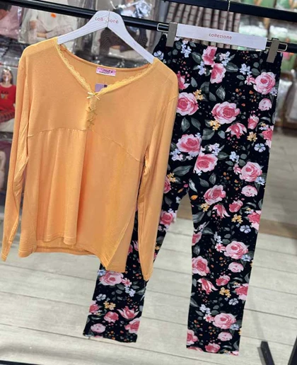 بلوز شلوار نرمال سکسن کد40202