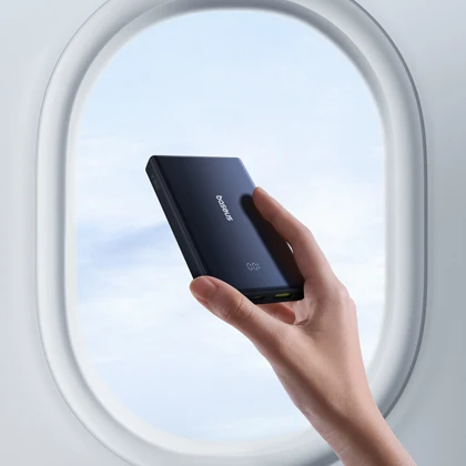 پاور بانک 10000 باسئوس مدل P10076801123-00 توان 20 وات Type-C و USB-A