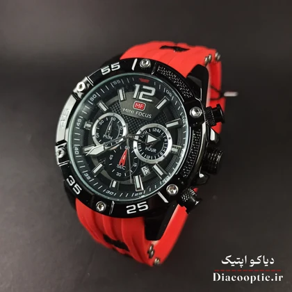ساعت مچی مردانه اورجینال موتور ژاپن برند مینی فوکوس سه موتور مدل Mf0349G.04 بند رابر
