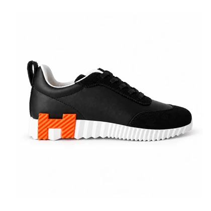 کتانی هرمس مشکی کد 2354 / HERMES SNEAKERS