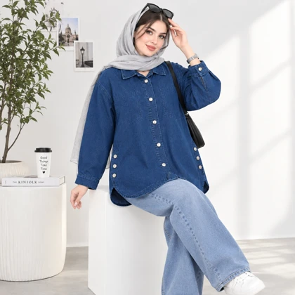 کت جین زنانه اسپرت آمیسا
