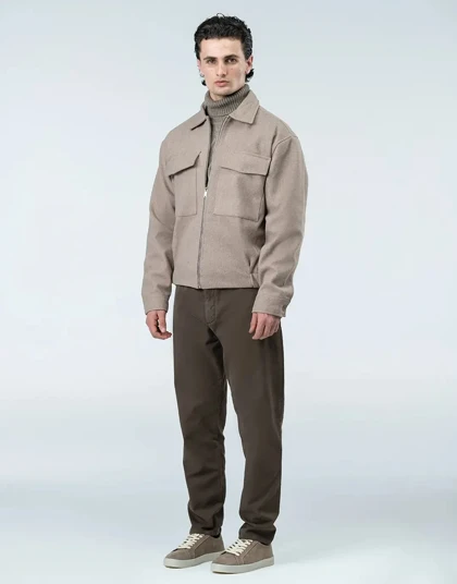 فوتر جلو زیپ دو جیب