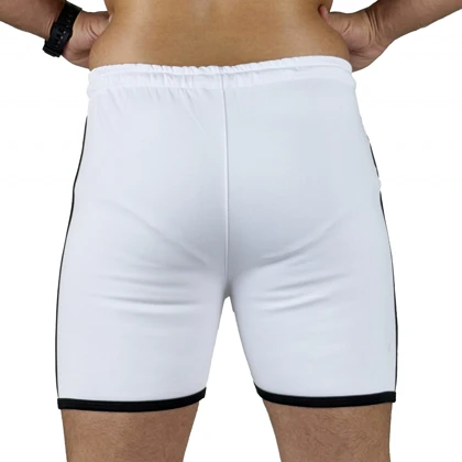 شلوارک طرح NIKE کوتاه سفید