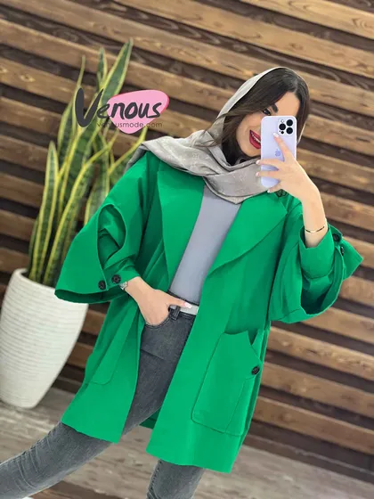 مانتو پانچ آستین دوتیکه