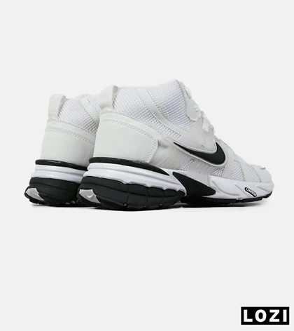 کفش کتانی ساق‌دار مردانه و زنانه سفید مشکی Nike cushlon مدل 7607