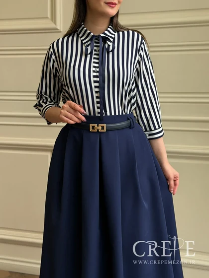 شومیز کراپ راه راه