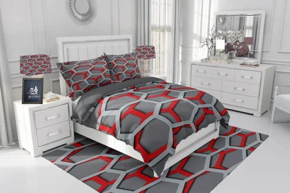 روتختی طرح هندسی برند پرنا کد N-12582.1