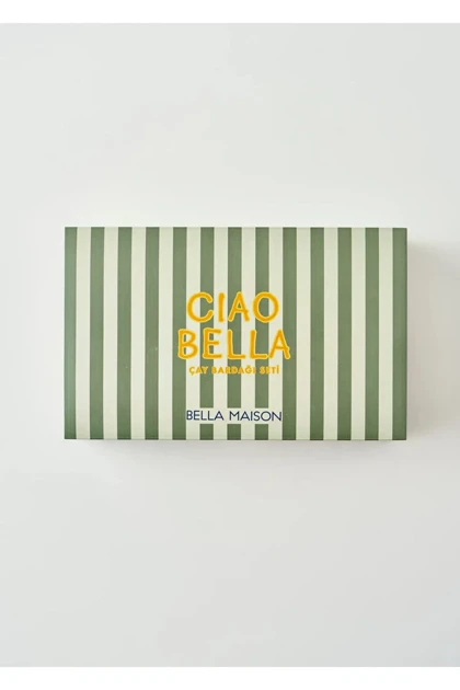 ست استکان Bella Maison مدل Line شیشه‌ای - چندرنگ