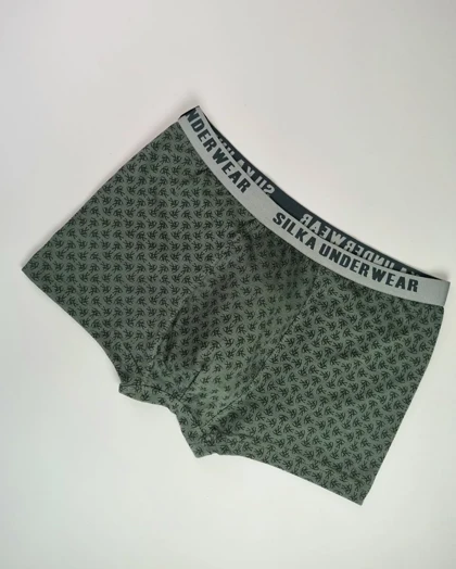 شورت مردانه نیم‌پا پنبه سیلکا کش از رو آدم فضایی