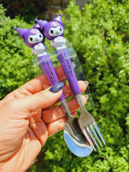 ست قاشق و چنگال کرومی