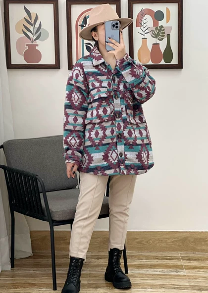 کاپشن پشمی داخل آستردار کد 3238