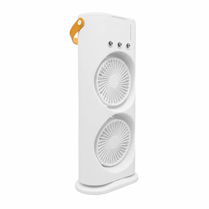 پنکه مه پاش شارژی دو قلو مدل Double-ended Spray Fan ریموت دار