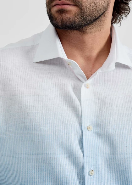 پیراهن لینن طرح دار 2420102