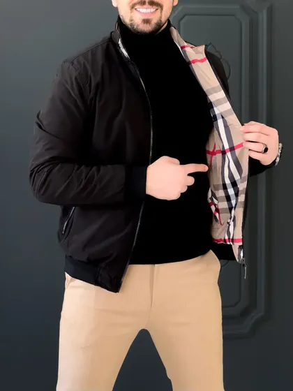 کاپشن 67780 BURBERRY مشکی