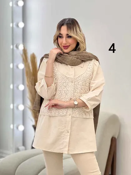 شومیز ترکیبی بهار