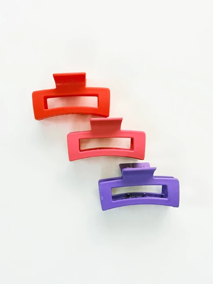 کلیپس مو شمعی مستطیل