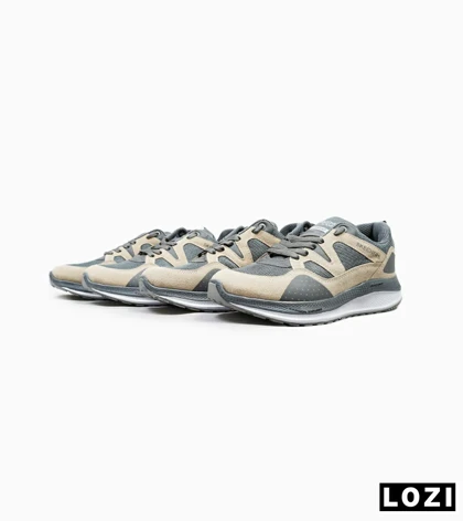 کفش کتانی طبی زنانه و مردانه طوسی کرم SKECHERS archfit v02