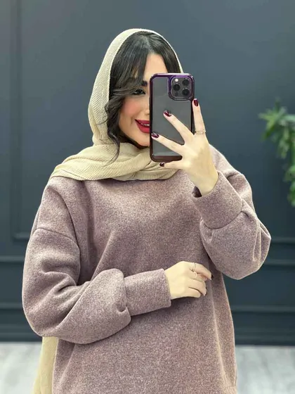 ست پشمی شلوار چاک‌دار