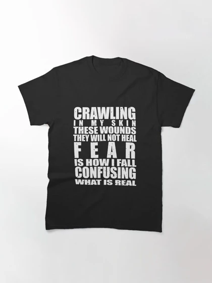 تیشرت گروه موسیقی linkin park لینکین پارک Crawling کد 168411