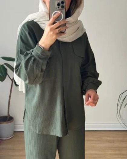 ست مانتو شلوار آیوا