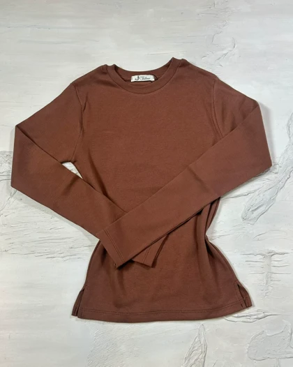 بلوز یقه گرد بغل چاک کد 1400157