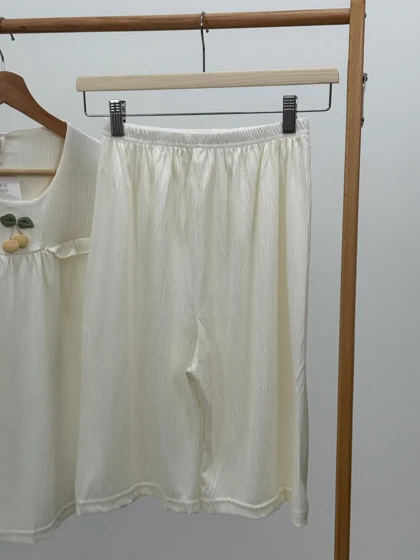 ست لباس راحتی بلوز و شلوارک کد 101