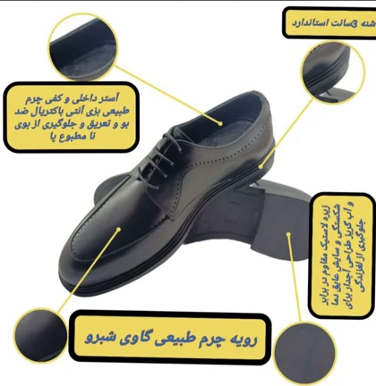 کفش مردانه رسمی/اداری آکسفورد بندی