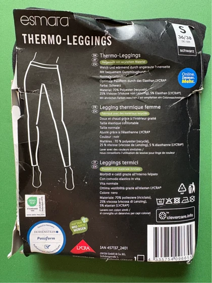 لگ حرارتی طوسی زنانه اسمارا (esmara Thermo Leggings)