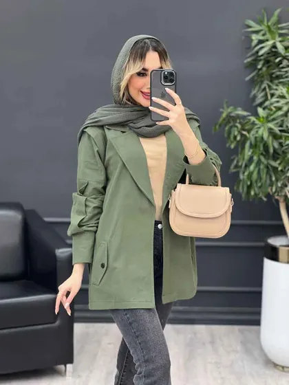 مانتو لینن سر شانه ژیله