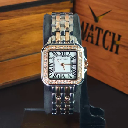 ساعت مچی زنانه کارتیر CARTIER با موتور ژاپنی سایز دو
