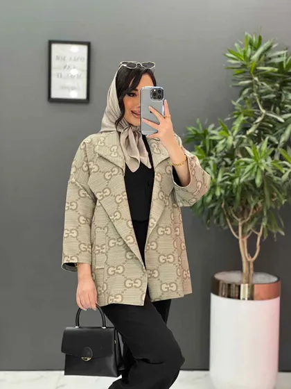 مانتو کتی طرح GUCCI