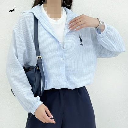 شومیز زنانه دو تیکه لینن polo | آی بولک