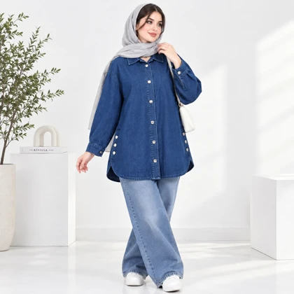 کت جین زنانه اسپرت آمیسا