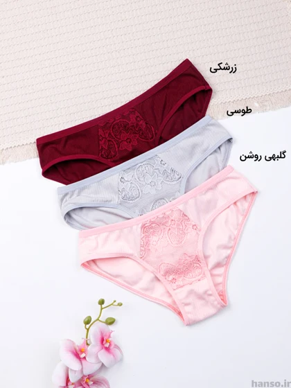 شورت زنانه اسلیپ کبریتی و گیپور شادی Shadi کد 332