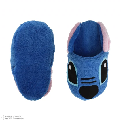 دمپایی روفرشی مدل اسلیپر طرح استیچ آبی