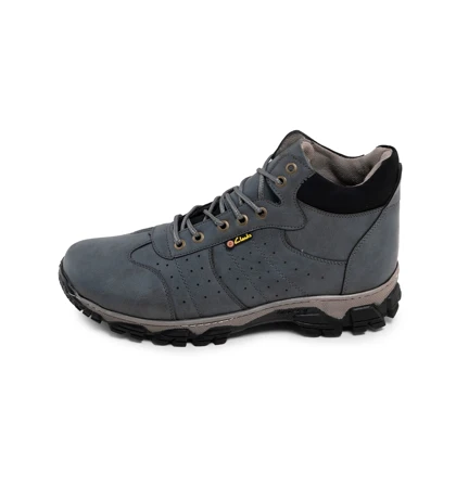 کفش ساق‌دار مردانه طوسی Clarks بند دار مدل 45367