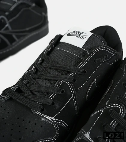 کفش کتانی مردانه مشکی NIKE travis scott مدل 7340