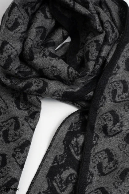 شال گردن مردانه پشمی