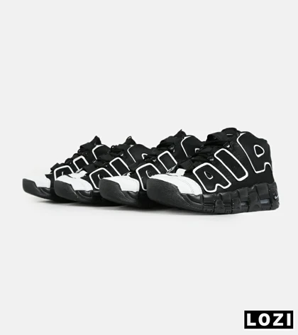 کفش کتانی مردانه و زنانه مشکی سفید NIKE Air More Uptempo '96 مدل 7153