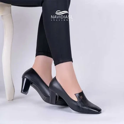 کفش زنانه چرم مجلسی کد 4022001