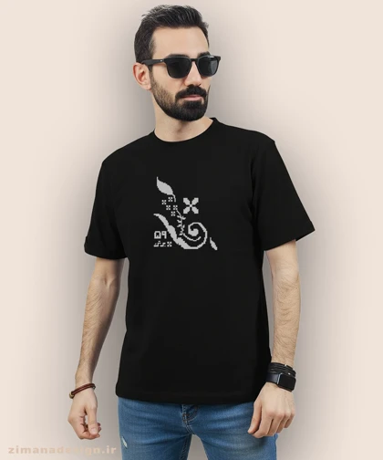 تیشرت مردانه و زنانه نوستالژی طرح دفتر مشق 40 برگ دهه شصتی