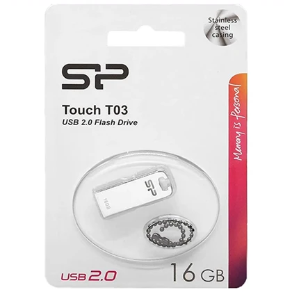 فلش مموری سیلیکون پاور SILICON POWER مدل Touch T03 ظرفیت 16 گیگابایت