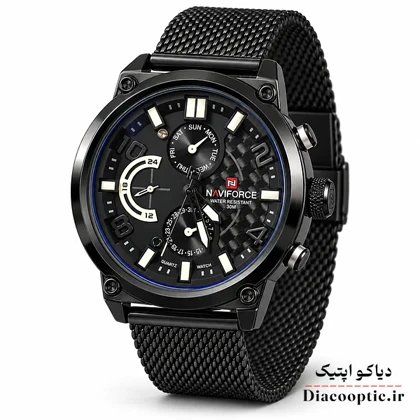 ساعت مچی اورجینال مردانه برند نیوی فورس مدل NF9068 بند حصیری
